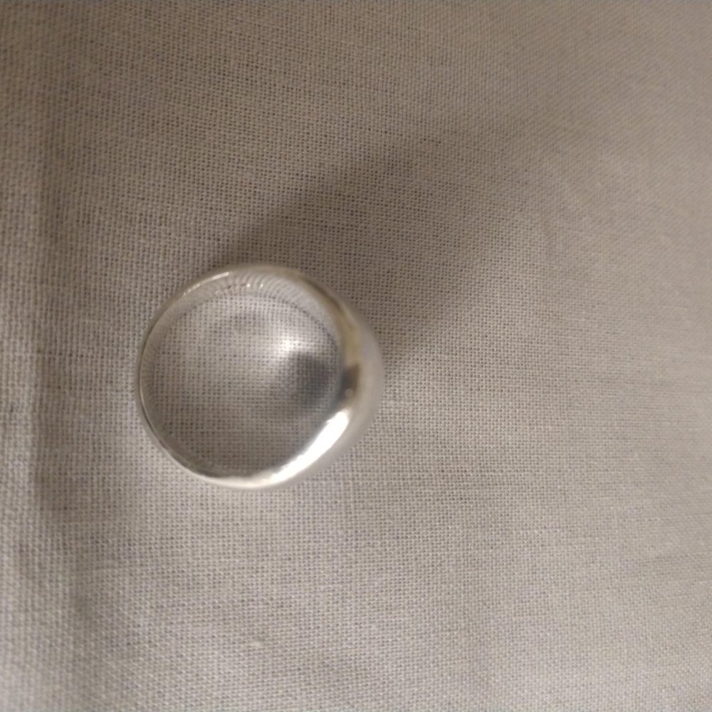 Solid Sterling Silver "Dome" Ring - image 7
